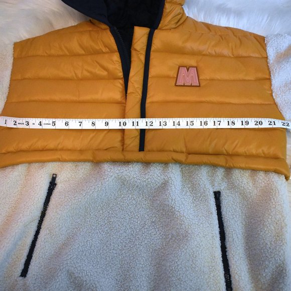 MOTHER | The Sher-Puff Zip Pullover in Inka Gold - Picture 13 of 16